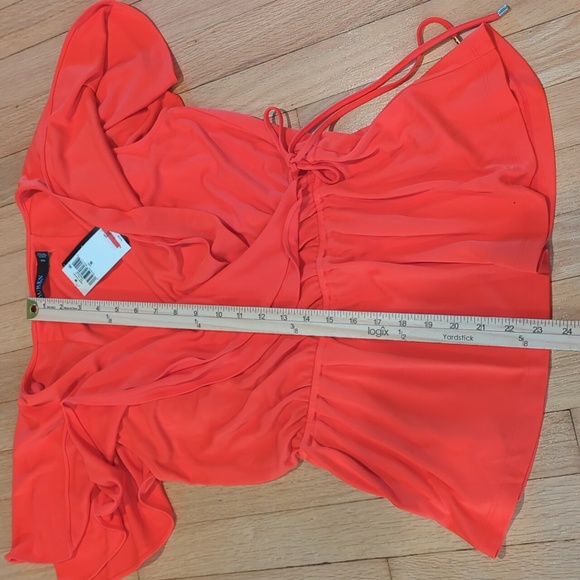 NWT Ralph Lauren fake wrap top Size S - Picture 3 of 8
